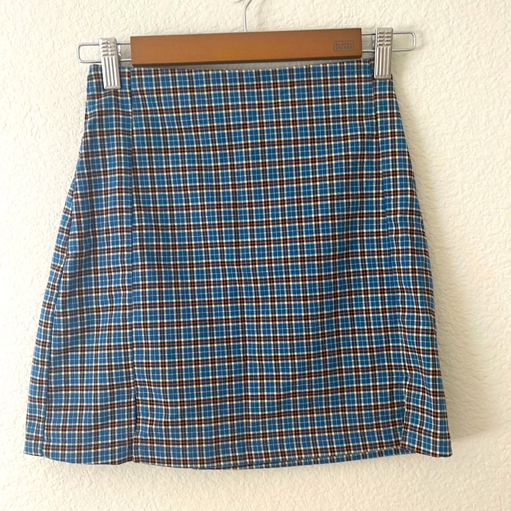 Brandy Melville/J.Galt - Plaid Mini Skirt